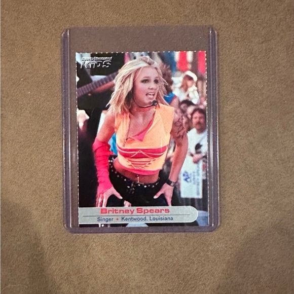 Britney Spears Sports Illustrated For Kids Card